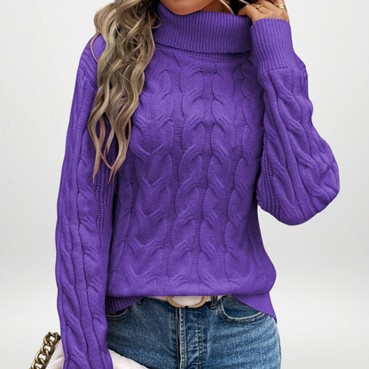 Grace Turtleneck Knitted Sweater